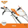 Motosăpătoare RURIS DAC 185 PRO, 8.5 CP, 208 cc, motor 4 timpi, pornire manuală și electrică la cheie, 2 viteze înainte + 1 înapoi, transmisie pe pinioane în baie de ulei, lățime de lucru 560 - 930 mm, roți 19x7-8