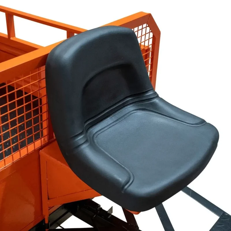 remorca-550s_07 Remorcă RURIS 550S pentru motosape RURIS, capacitate maximă 550 kg, basculare manuală, frânare mecanică cu pedală, roți 4.50-12, benă 1400x1000x450 mm