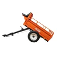 Remorcă RURIS 550S pentru motosape RURIS, capacitate maximă 550 kg, basculare manuală, frânare mecanică cu pedală, roți 4.50-12, benă 1400x1000x450 mm