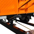 Remorcă RURIS 600S 4x4 pentru transport pe teren dificil, capacitate maximă 600 kg, tracțiune 4x4, punte rigidă cu diferențial