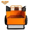 Remorcă RURIS 600S 4x4 pentru transport pe teren dificil, capacitate maximă 600 kg, tracțiune 4x4, punte rigidă cu diferențial