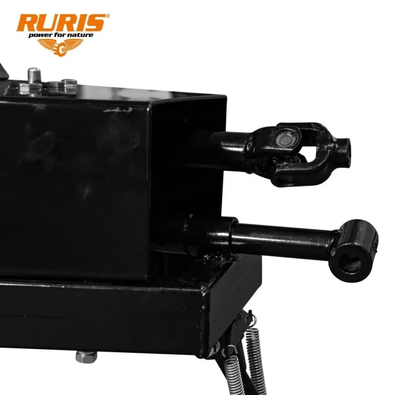 remorca-600s_07 Remorcă RURIS 600S 4x4 pentru transport pe teren dificil, capacitate maximă 600 kg, tracțiune 4x4, punte rigidă cu diferențial