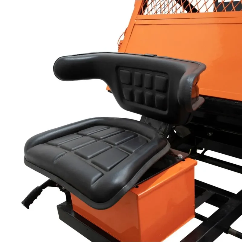 remorca-750s_08 Remorcă RURIS 750S pentru motosape profesionale și semiprofesionale, capacitate maximă 750 kg, basculare manuală, frânare mecanică, benă 1600x1000x550 mm