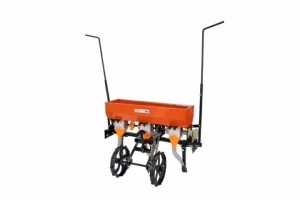 Semănătoare RURIS TS3 pe 3 rânduri, lățime însămânțare 970 mm, cuvă 25 kg, pentru motocultoare RURIS