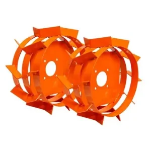 Set roți metalice 400 RURIS TS 103, cu manicoate Standard, pentru motosape și lucrări agricole