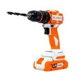 Mașină de găurit/înșurubat cu percuție pe acumulator RURIS RMX1360 Power Alfa UP, motor fără perii, acumulator și încărcător incluse