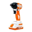 Mașină de înșurubat cu impact pe acumulator RURIS RMX2300 Power Alfa UP, motor fără perii, cuplu maxim 230 Nm