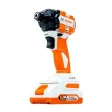 Mașină de înșurubat cu impact pe acumulator RURIS RMX2300 Power Alfa UP, motor fără perii, cuplu maxim 230 Nm
