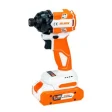 Mașină de înșurubat cu impact pe acumulator RURIS RMX2300 Power Alfa UP, motor fără perii, cuplu maxim 230 Nm