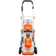 Mașină de tuns gazon pe acumulator RURIS RXI 3744e Power Alfa UP, 2 acumulatori + încărcător dublu, lățime tăiere 370 mm