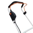 Mașină de tuns gazon pe acumulator RURIS RXI 3744e Power Alfa UP, 2 acumulatori + încărcător dublu, lățime tăiere 370 mm