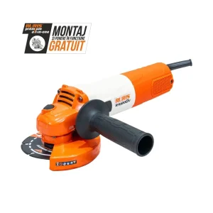 Polizor unghiular RURIS RA1200V, 1200 W, disc 125 mm, turație variabilă