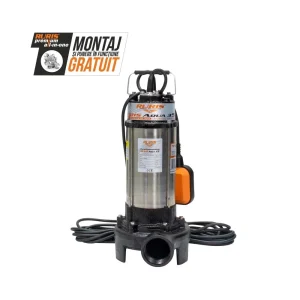Pompă submersibilă RURIS Aqua 35, 1300 W, pentru apă murdară, cu tocător
