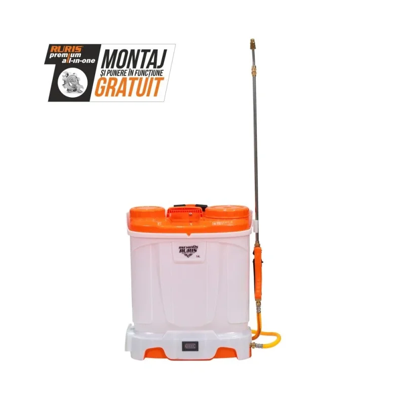 Pulverizator electric RURIS RSE 1400S, 14 L, presiune constantă 6 bar, rezervor 14 L