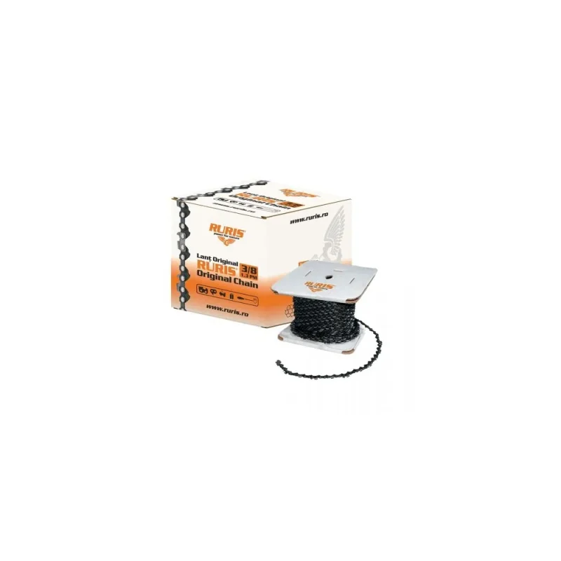 Rolă lanț RURIS 3/8 1.3 + 31 x ulei RURIS 2TT 125 ml cadou, accesoriu pentru motoferăstraie - Pachet PROMO