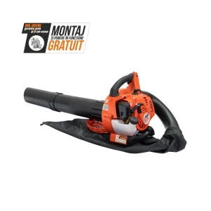 Suflantă frunze RURIS A7, 1 CP, motor 2 timpi, funcție de aspirare și suflare