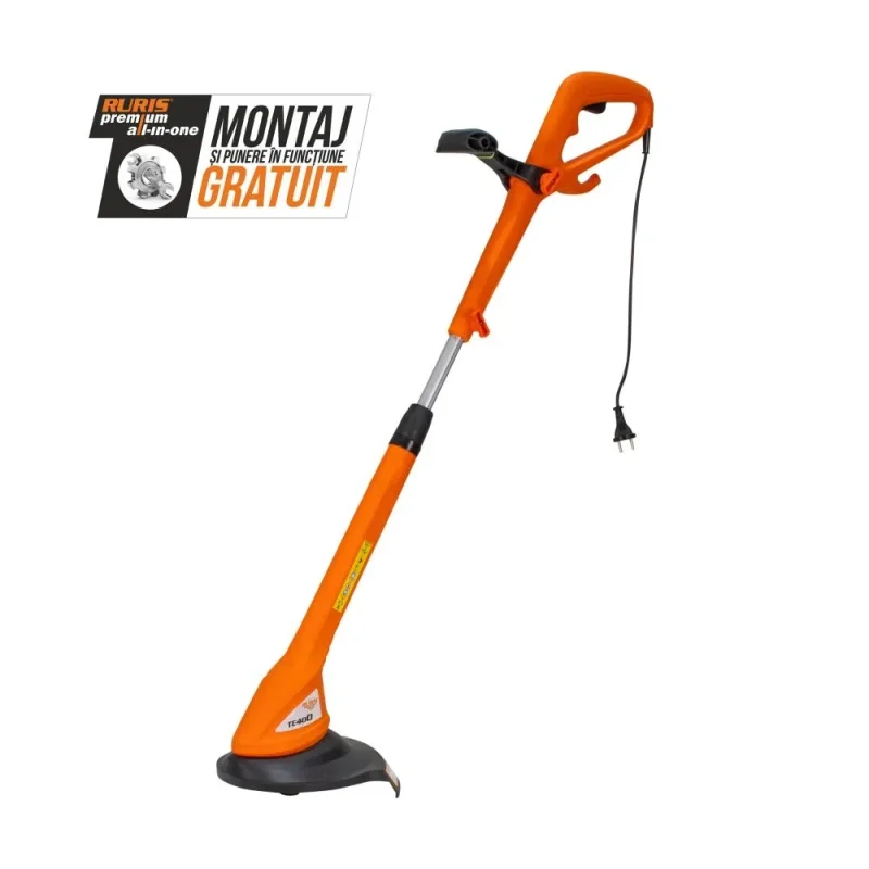 Trimmer electric RURIS TE400, 400 W, rază de tăiere 220 mm