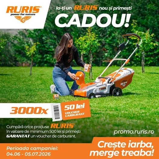 Crește iarba, merge treaba… și continuă surprizele de la RURIS! iunie -iulie 2026